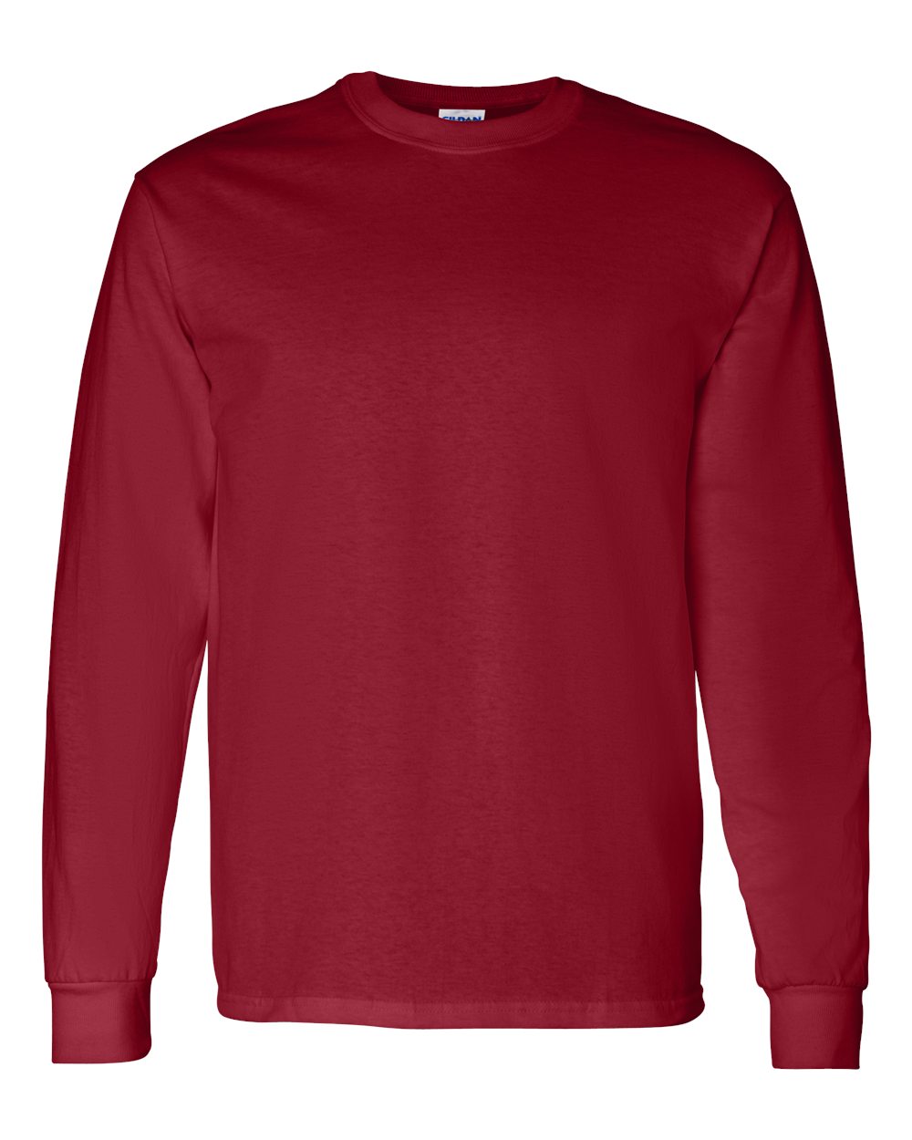 Gildan Unisex Heavy Cotton™ Long Sleeve T-Shirt. 5400 - Garnet