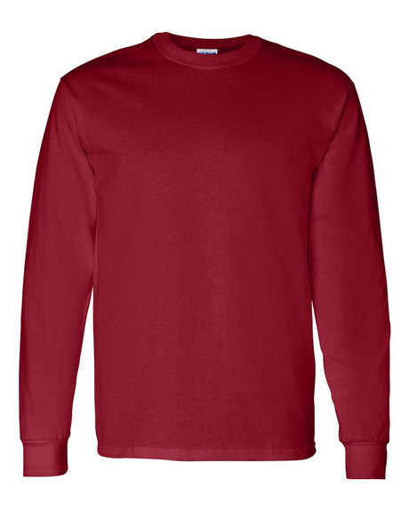 Gildan Unisex Heavy Cotton™ Long Sleeve T-Shirt. 5400 - Garnet