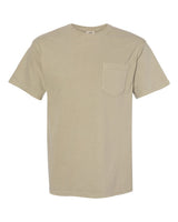 Comfort Colors Unisex Garment-Dyed Heavyweight Pocket T-Shirt. 6030 - Khaki