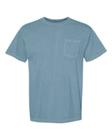 Comfort Colors Unisex Garment-Dyed Heavyweight Pocket T-Shirt. 6030 - Ice Blue