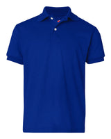 Hanes Youth EcoSmart® Jersey Polo. 054Y - Deep Royal