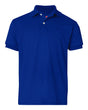 Hanes Youth EcoSmart® Jersey Polo. 054Y - Deep Royal