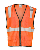 Kishigo Unisex Economy Mesh 6-Pocket Vest. 1191-1192 - Orange