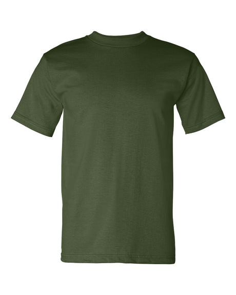 Bayside Unisex USA-Made Heavyweight T-Shirt. 5100 - Army