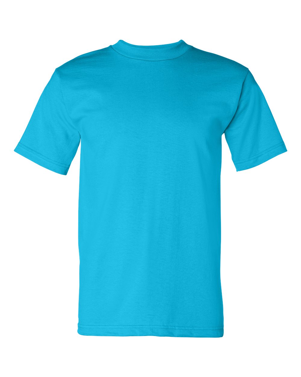 Bayside Unisex USA-Made Heavyweight T-Shirt. 5100 - Teal