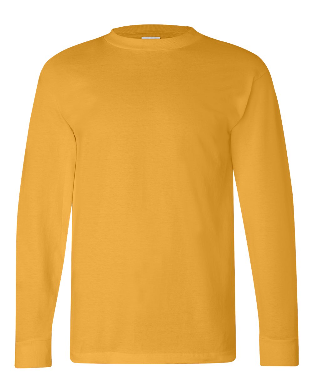 Bayside Unisex USA-Made Long Sleeve T-Shirt. 6100 - Gold