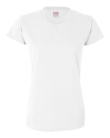 Bayside Women's USA-Made T-Shirt. 3325 - White
