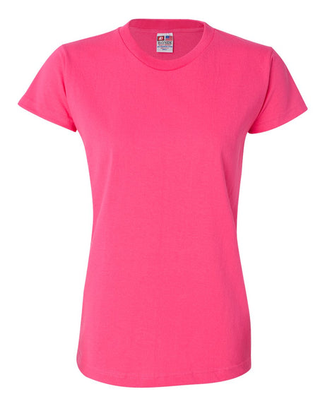 Bayside Women's USA-Made T-Shirt. 3325 - Bright Pink