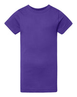 LAT Girls' Fine Jersey Tee. 2616 - Purple