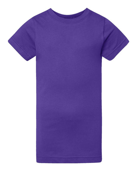 LAT Girls' Fine Jersey Tee. 2616 - Purple
