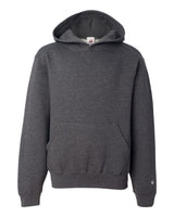 Badger Youth Hooded Sweatshirt. 2254 - Charcoal