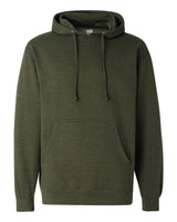 Independent Trading Co. Unisex Midweight Hooded Sweatshirt. SS4500 - Army Heather