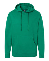 Independent Trading Co. Unisex Midweight Hooded Sweatshirt. SS4500 - Kelly Green Heather
