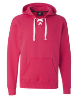 J. America Men's Sport Lace Hooded Sweatshirt. 8830 - Wildberry