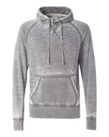 J. America Men's Vintage Zen Fleece Hooded Sweatshirt. 8915 - Cement