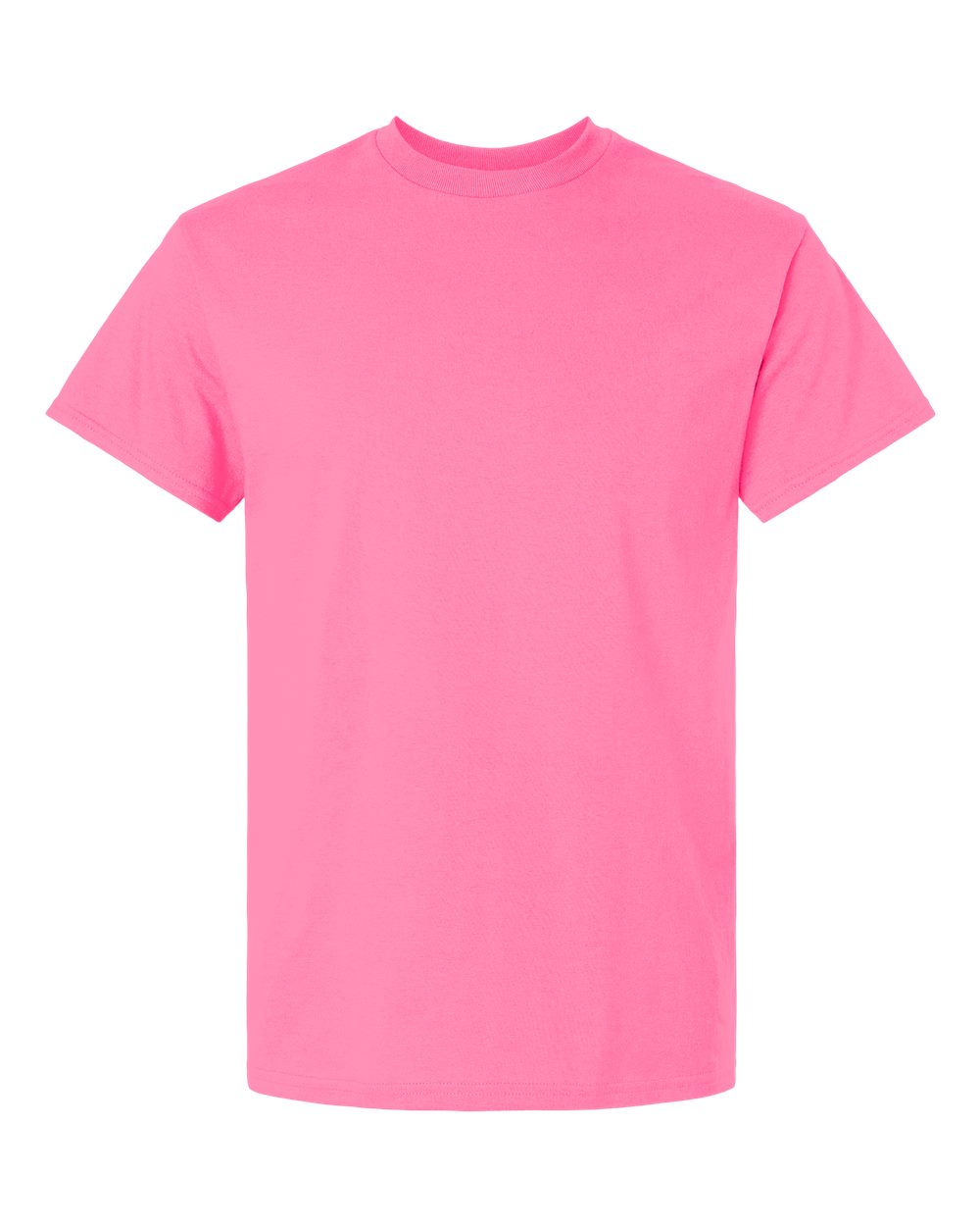 Gildan Unisex Ultra Cotton® T-Shirt. 2000 - Safety Pink