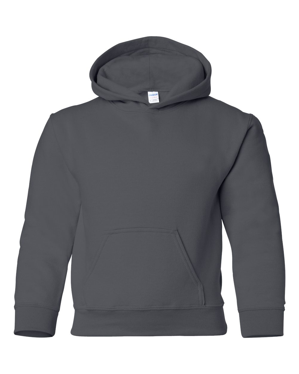 Gildan Youth Heavy Blend™ Hooded Sweatshirt. 18500B - Charcoal