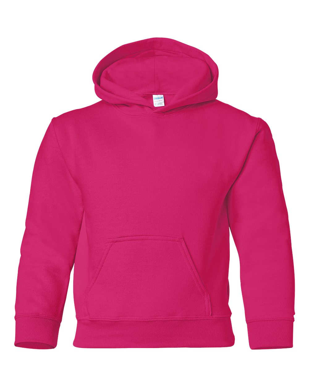 Gildan Youth Heavy Blend™ Hooded Sweatshirt. 18500B - Heliconia