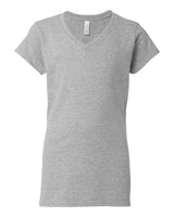 Gildan Women's Softstyle® V-Neck T-Shirt. 64V00L - Sport Grey