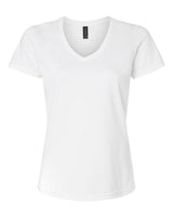 Gildan Women's Softstyle® V-Neck T-Shirt. 64V00L - White