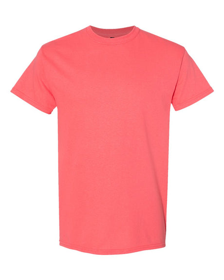 Gildan Unisex Heavy Cotton™ T-Shirt. 5000 - Coral Silk