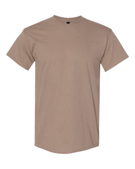 Gildan Unisex Heavy Cotton™ T-Shirt. 5000 - Brown Savana