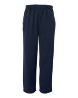 Badger Unisex Performance Fleece Open-Bottom Sweatpants. 1478 - Navy