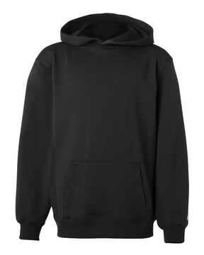 Badger Youth Performance Fleece Hooded Sweatshirt. 2454 - Black
