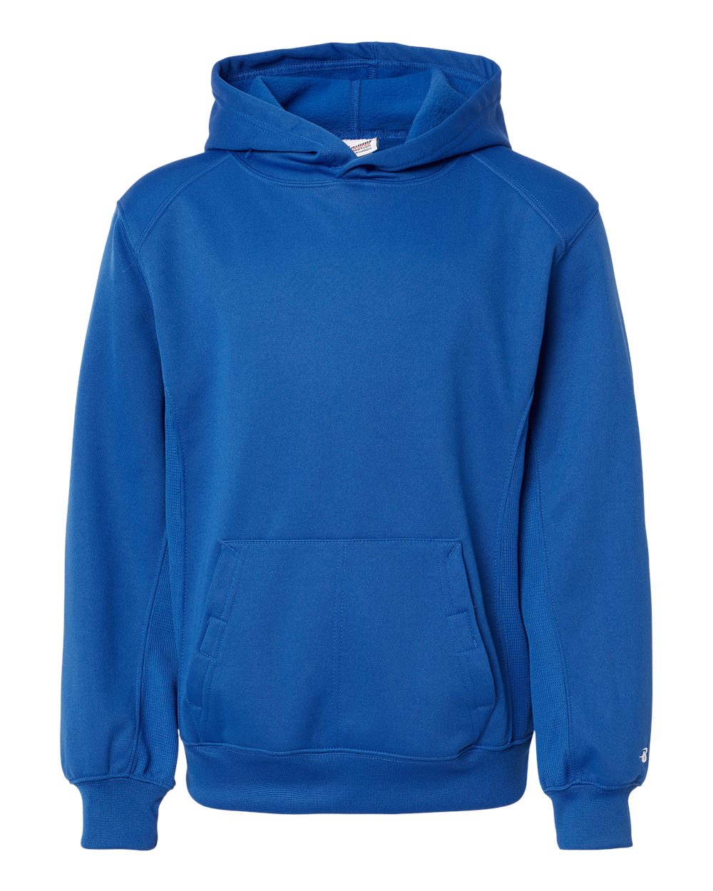 Badger Youth Performance Fleece Hooded Sweatshirt. 2454 - Royal