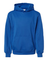 Badger Youth Performance Fleece Hooded Sweatshirt. 2454 - Royal