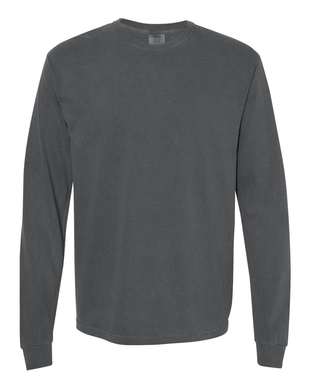 Comfort Colors Unisex Garment-Dyed Heavyweight Long Sleeve T-Shirt. 6014 - Pepper