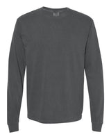 Comfort Colors Unisex Garment-Dyed Heavyweight Long Sleeve T-Shirt. 6014 - Pepper
