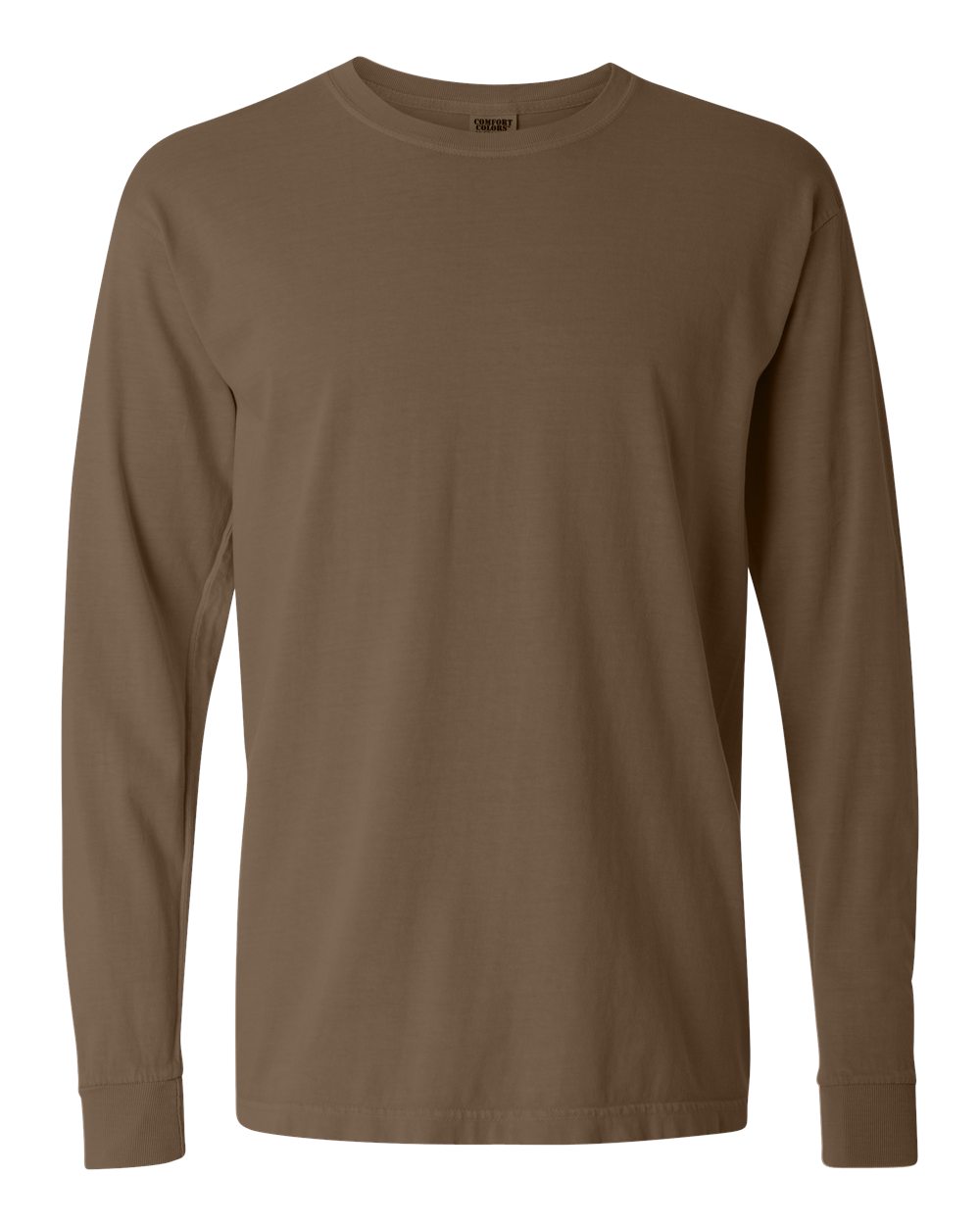 Comfort Colors Unisex Garment-Dyed Heavyweight Long Sleeve T-Shirt. 6014 - Brown