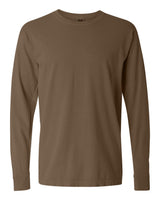 Comfort Colors Unisex Garment-Dyed Heavyweight Long Sleeve T-Shirt. 6014 - Brown