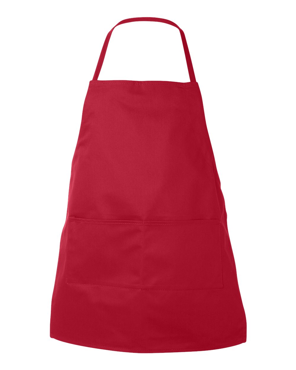 Liberty Bags Two-Pocket Butcher Apron. 5502 - Red