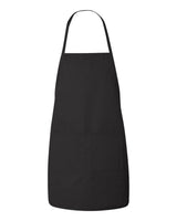 Liberty Bags Long Butcher Block Apron. 5505 - Black