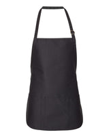 Liberty Bags Adjustable Neck Strap Apron. 5507 - Black