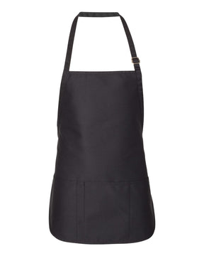 Liberty Bags Adjustable Neck Strap Apron. 5507 - Black