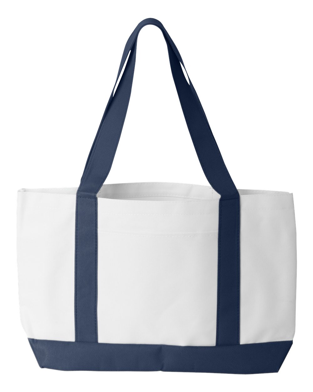 Liberty Bags P&O Cruiser Tote. 7002 - White/ Navy
