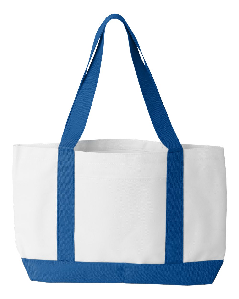Liberty Bags P&O Cruiser Tote. 7002 - White/ Royal