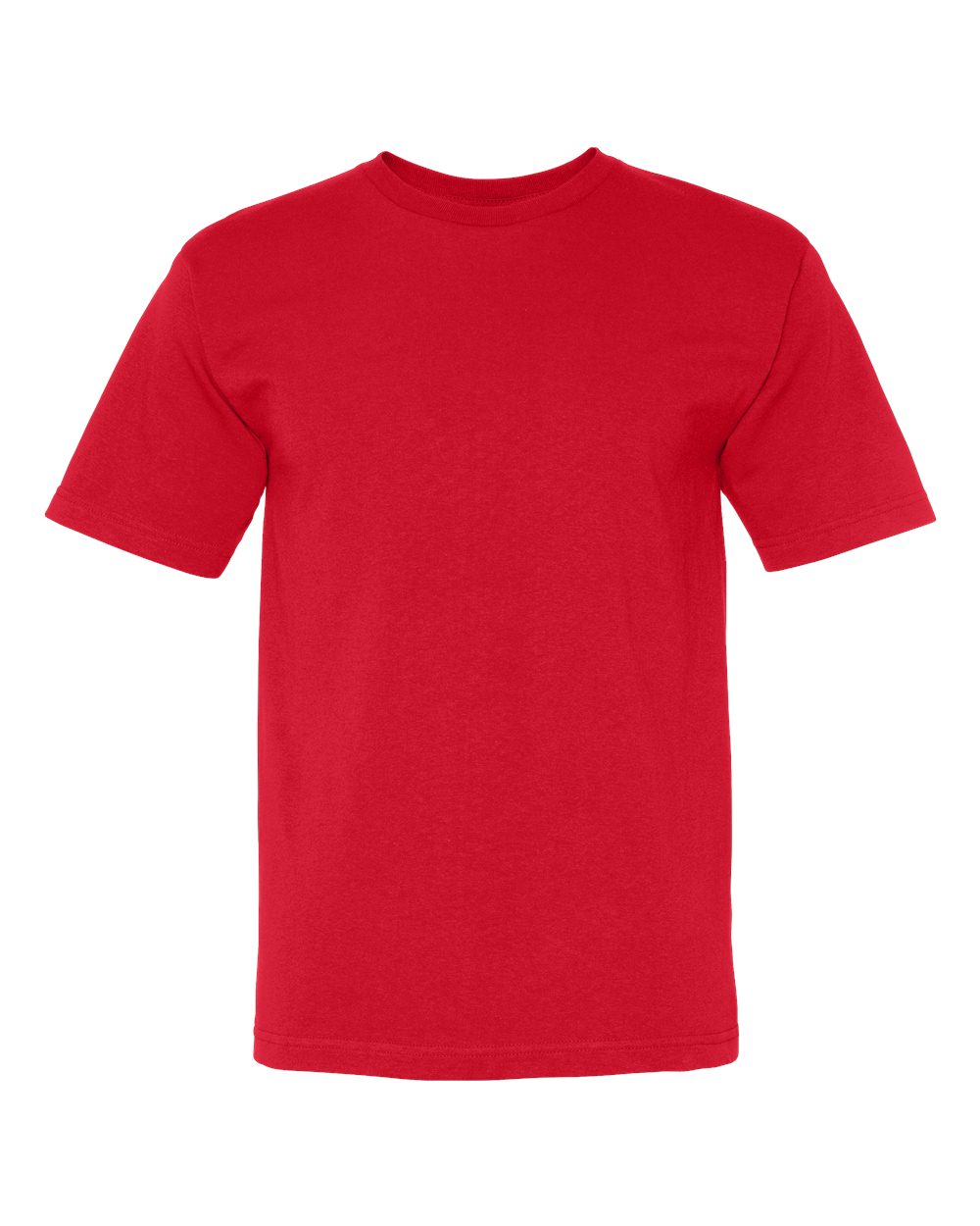 Bayside Unisex USA-Made Midweight T-Shirt. 5040 - Red