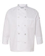 Chef Designs Women's Ten Button Chef Coat. 0401 - White