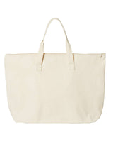 Liberty Bags Tote with Top Zippered Closure. 8863 - Natural