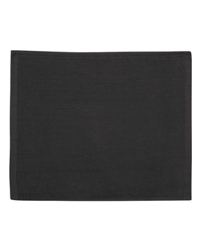 Carmel Towel Company Velour Hemmed Towel. C1518 - Black