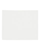 Carmel Towel Company Velour Hemmed Towel. C1518 - White