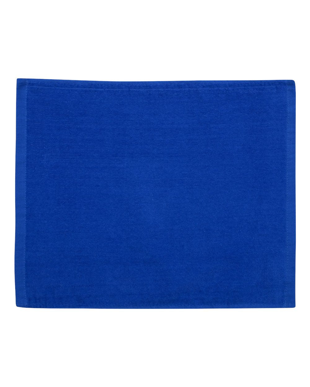 Carmel Towel Company Velour Hemmed Towel. C1518 - Royal