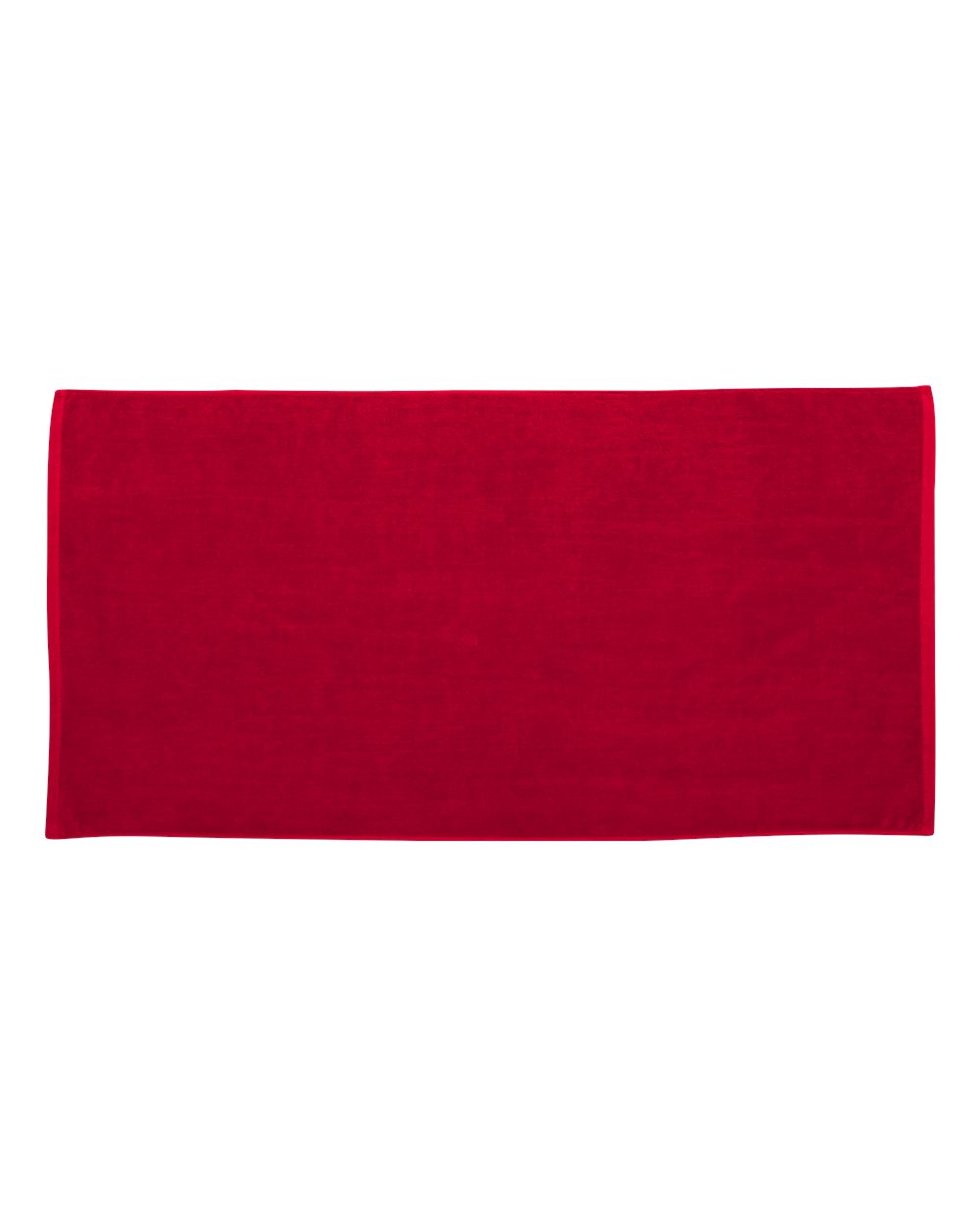 Carmel Towel Company Velour Beach Towel. C3060 - Red