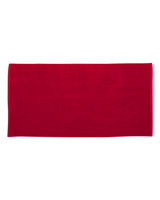 Carmel Towel Company Velour Beach Towel. C3060 - Red