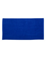Carmel Towel Company Velour Beach Towel. C3060 - Royal
