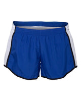 Augusta Sportswear Women's Pulse Team Running Shorts. 1265 - Royal/ White/ Black